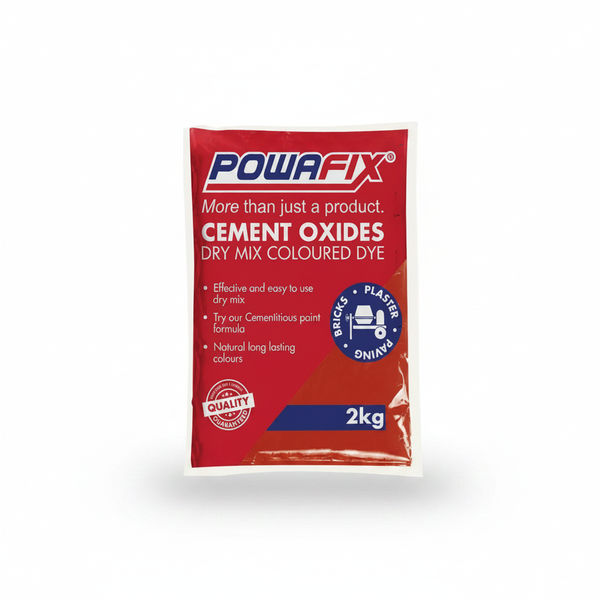 Powafix Red Cement Oxide Powder 2kg - Color Admixture for Concrete