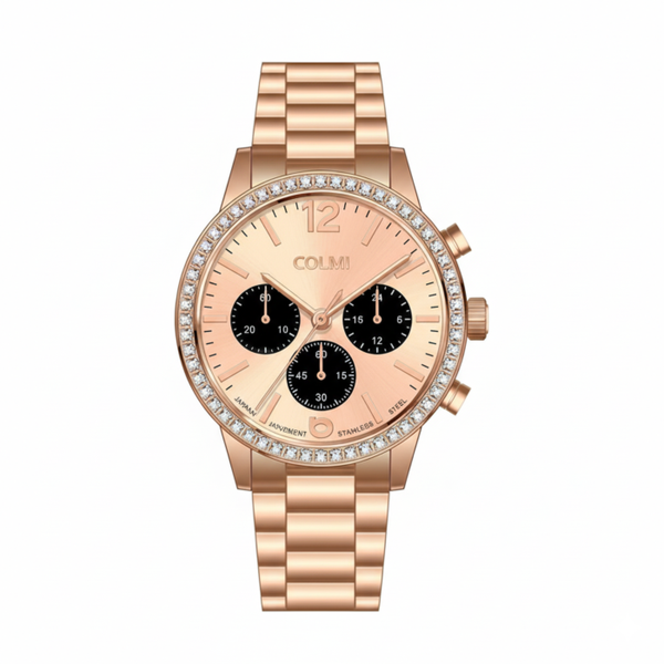 Colmi Calyx - Rose Gold Chronograph