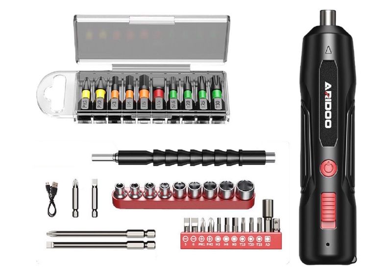 Brightgoods Aridoo Portable Cordless Electric Screwdriver Set