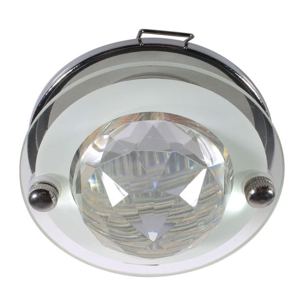 Eurolux - Pressed Steel Downlighter with Crystal Ball