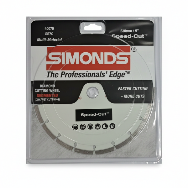 Krafft 230mm Diamond Segmented Blade for Concrete and Masonry Cutting