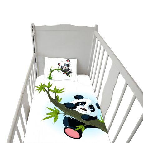 Panda crib set hotsell