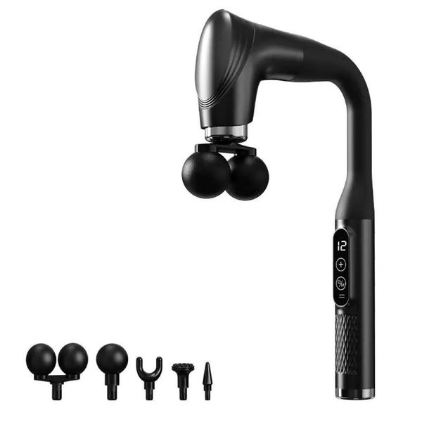 Double-headed Curved Fascia Gun Handheld Massage