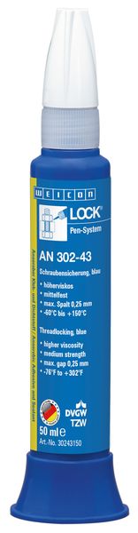 WEICONLOCK AN 302-43 |50 ml |Screw locking device |Metal thread Adhesive