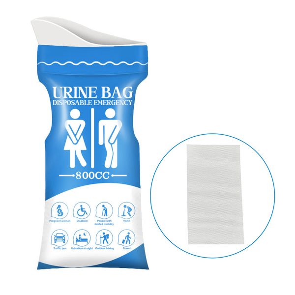 XRK Disposable Urine Bag 12/24 Pack Pee Bags for Travel for Women/Men 800ML