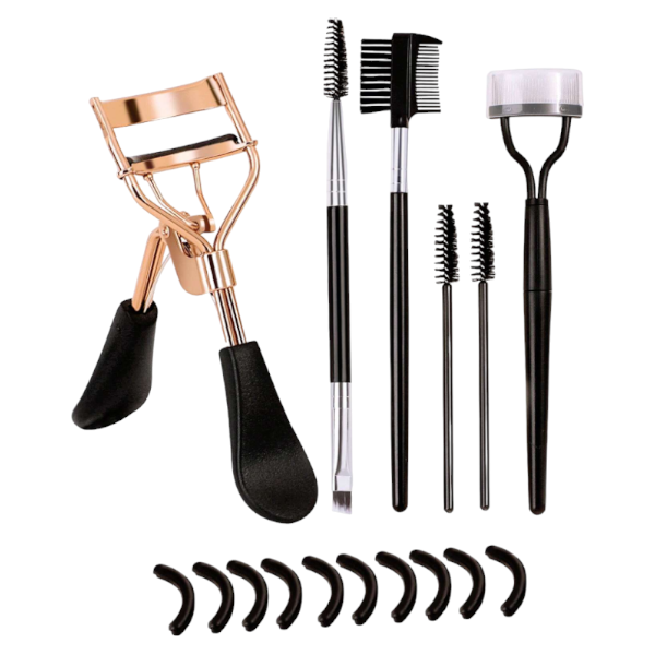 6-in-1 High-Quality Professional Lash Curler Kit - Black