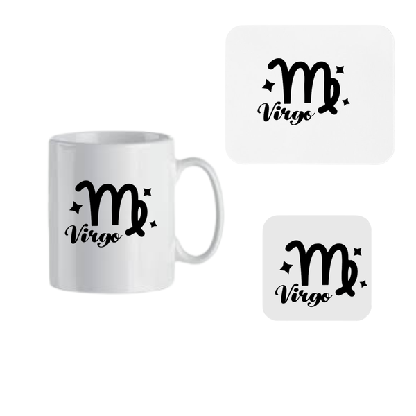 Mug, Coaster and Mouse Pad Combo -Virgo