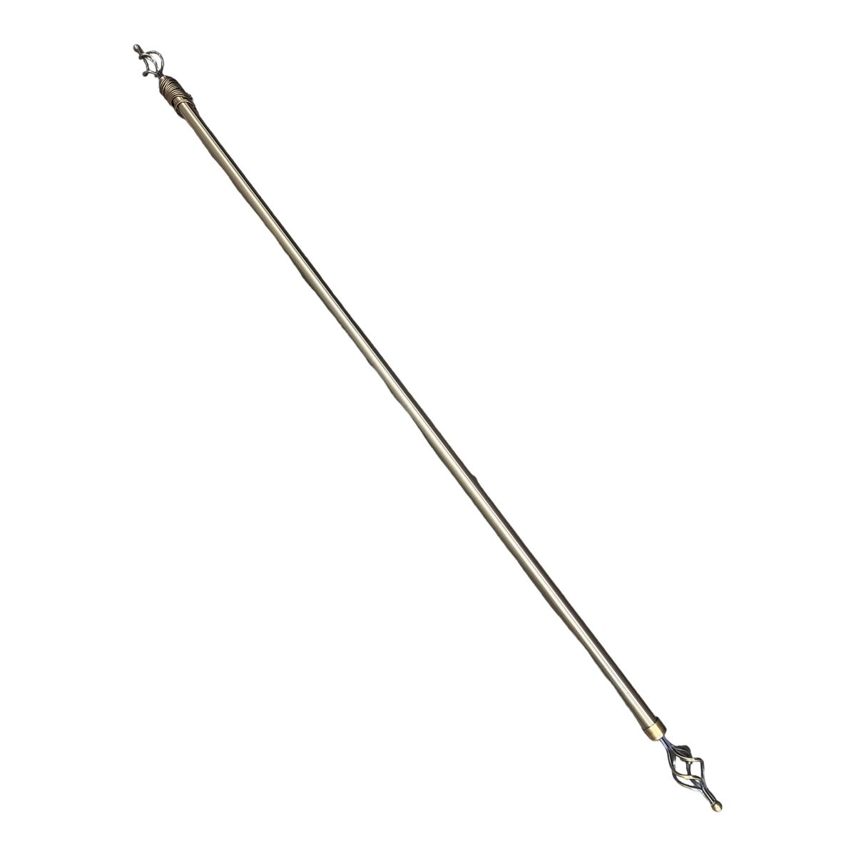 Expandable Curtain Rod With Twisted Cage Finial 3m Shop Today. Get