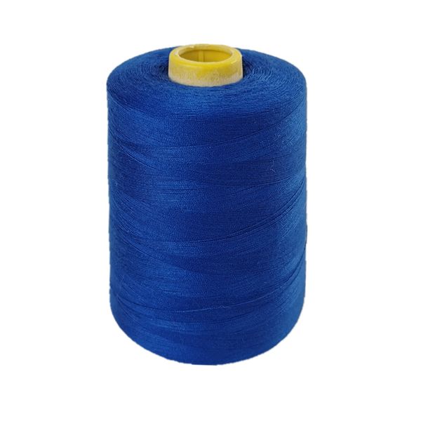 Cotton Thread Sewing Thread Reel String For Sewing Machine 3000m- Navy Blue