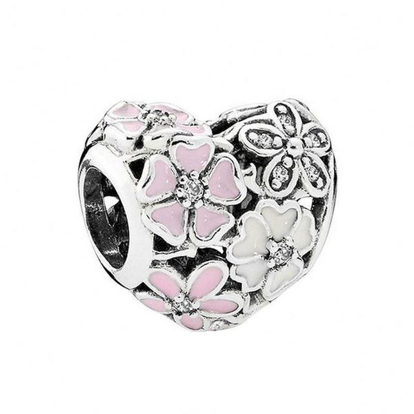 Magnolia Heart Charm