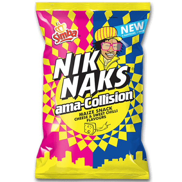 Niknaks - Collision Cheese &amp; Sweet Chilli (16 x 200g)