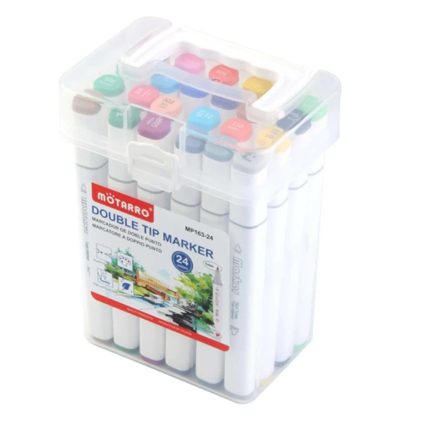 Motarro Colors Dual-Tip Art Marker Pens
