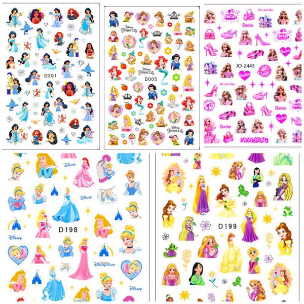Nail Art Stickers - Self Adhesive It's A Princesses Life