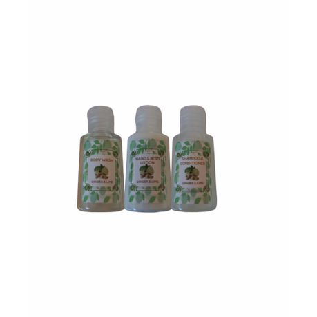 Calro Hospitality Room Amenities Pack 30ml Ginger & Lime Image