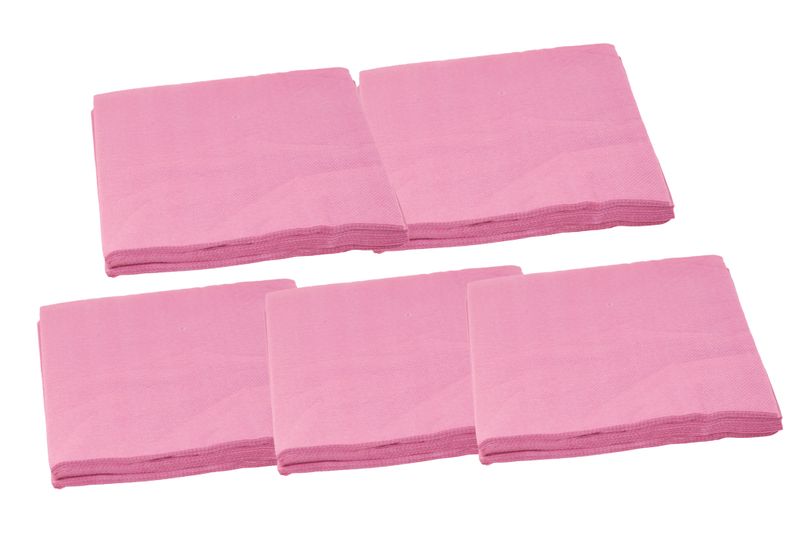 Serviettes - 20s Pink x 5 Pack