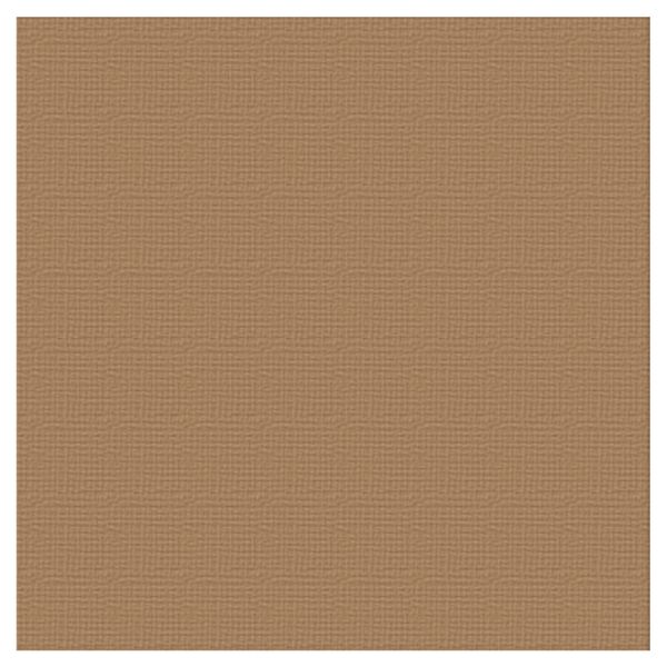Textured Cardstock 12x12 - Truffle/Mocha (216gsm, 10 Sheets)