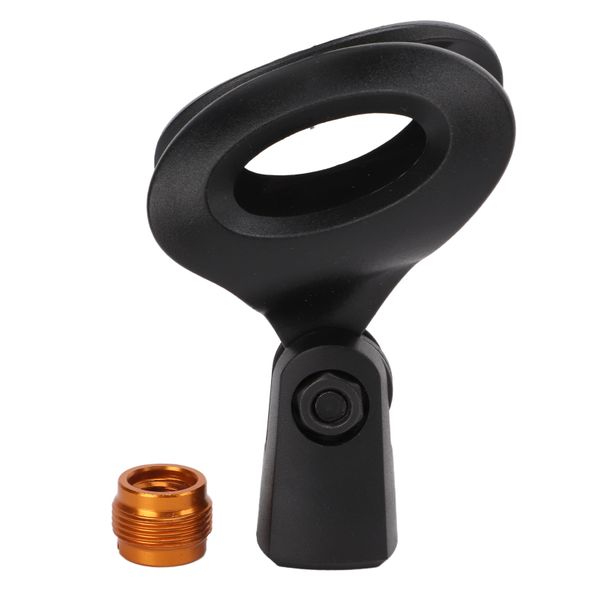 R6 flexible clip - black plastic mic mount