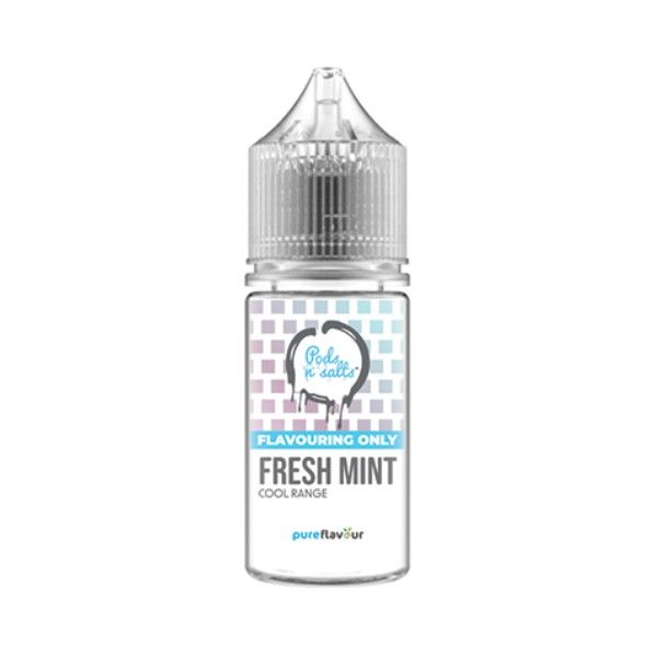 One Cloud Pods n Salts Salt/MTL Vape DIY Longfill(15-30ml) - Fresh Mint