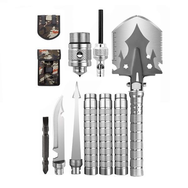 Camping Shovel Survival Shovel Tactical Hiking Shovel Portable Spade Kit