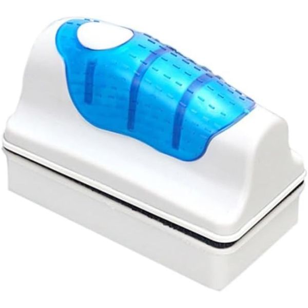 Resun Magnetic Aquarium Glass Cleaner Brush - Algae Scraper (Medium)