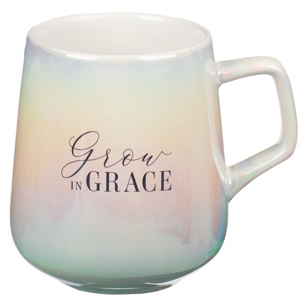 Mug - Grow In Grace, Pearl Ombre