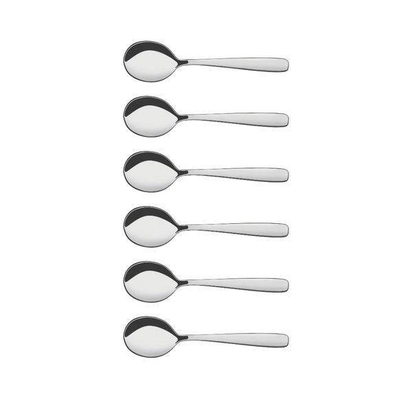 Tramontina 6 Piece Soup Spoon Set Essential Range Stainless Steel