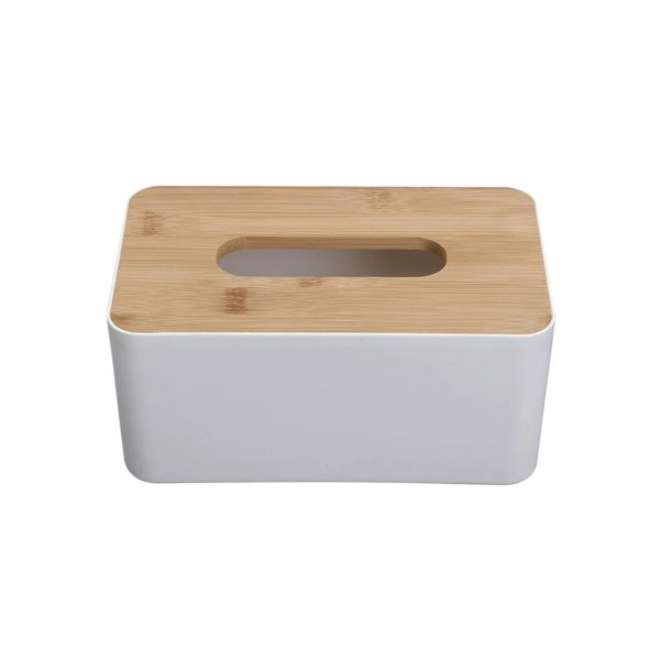 10cm x 16cm TableTop Tissue Box -White