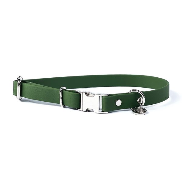 Waterproof Dog Collar - Olive green