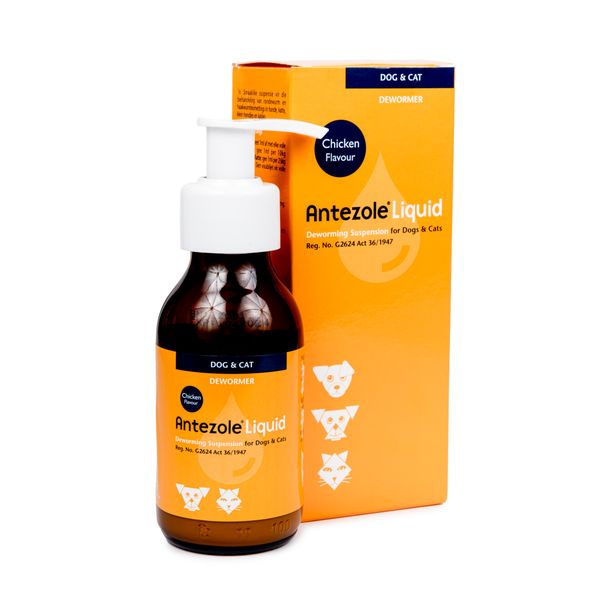 100ml - Antezole Deworming Liquid For Dogs &amp; Cats