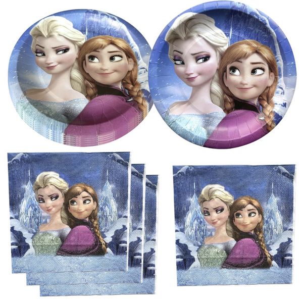 Frozen Paper Serviettes And Plates