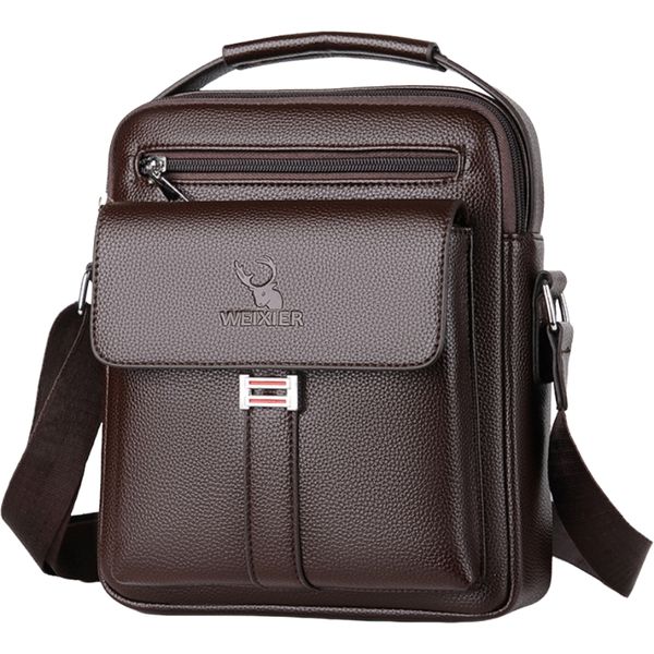 Men's Shoulder Bag - Retro Large Capacity Messenger Bag