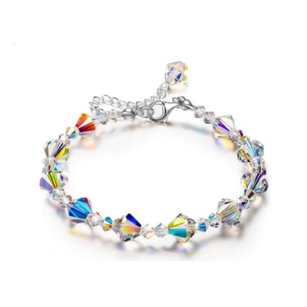 BA-SJ0121-B, Artificial Crystal Ladies Bracelet