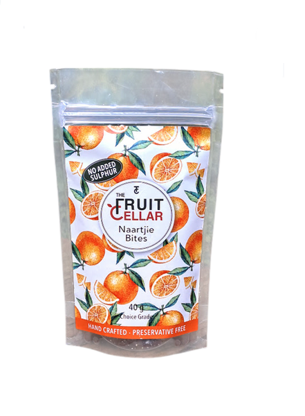The Fruit Cellar - Dried Naartjie Bites 40g x 5