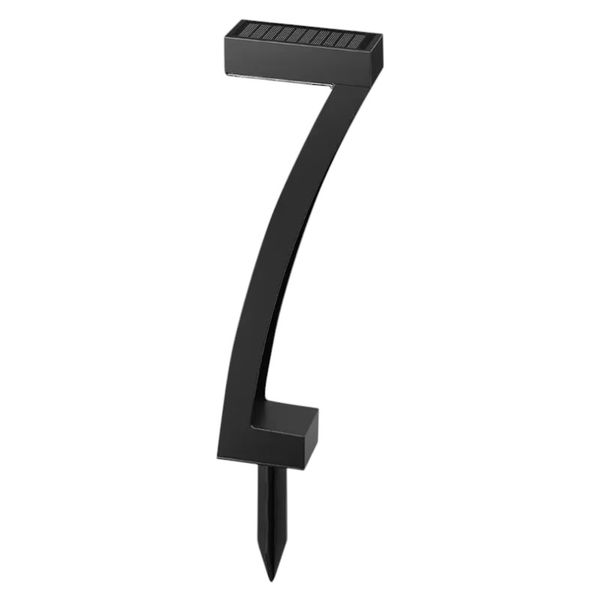 Outdoor Waterproof Pathway Light With Solar Powered Operation - Black