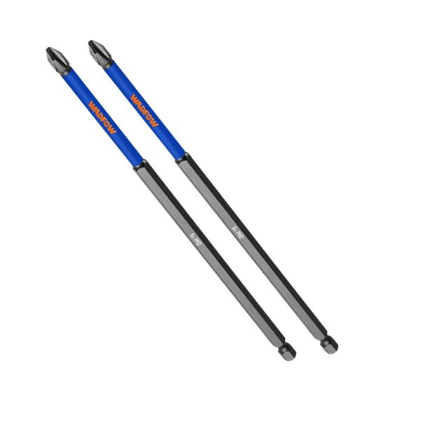 Wadfow - 2Pce Impact Screwdriver Bit Set (PH2) - 200mm - S2 Steel