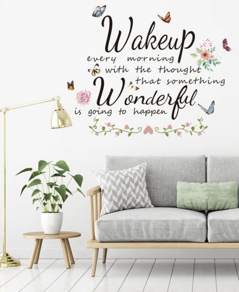 Inspiration Wall Decal - Sticker Roses - 72cm x 57cm