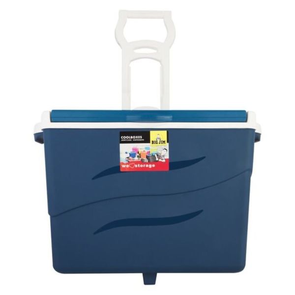 Big Jim Royal &amp; White Trolley Cooler 48L