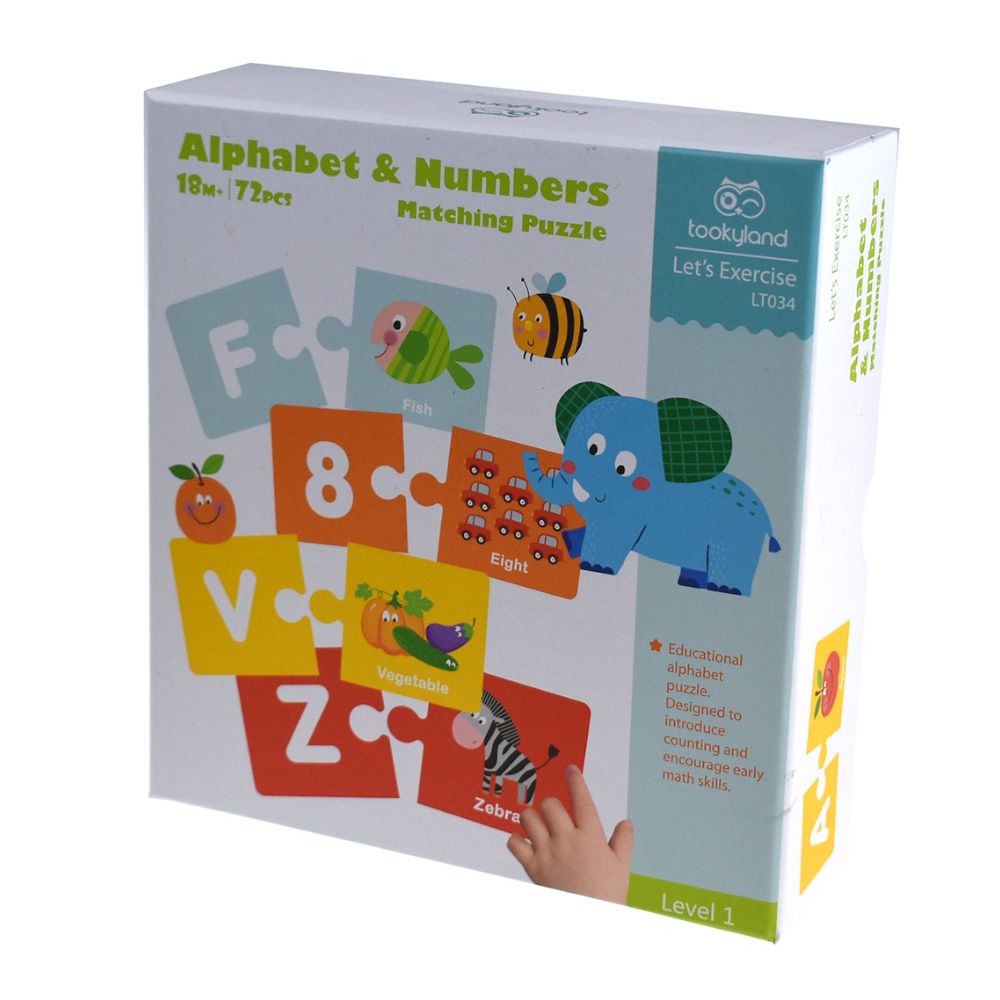 TookyToy Alphabet & Number Matching Puzzle | Shop Today. Get it ...