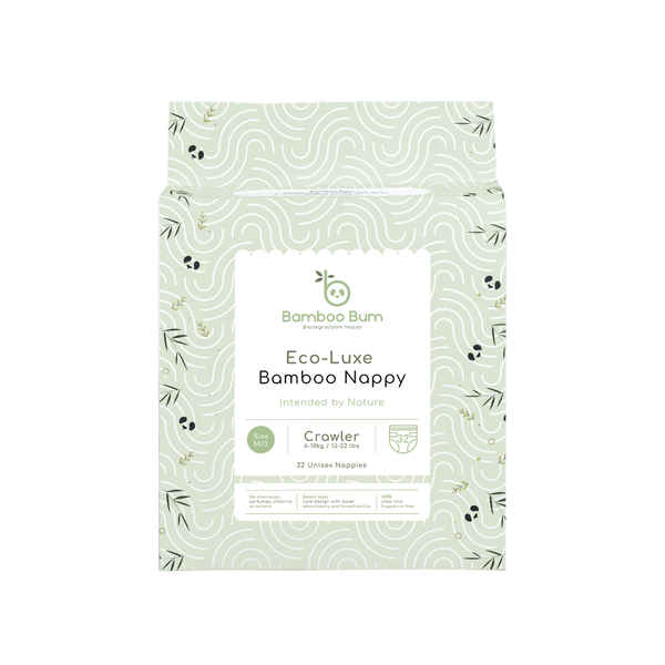 Bamboo Bum Disposable Diaper - Crawler - Size M/3 - 32 Nappies