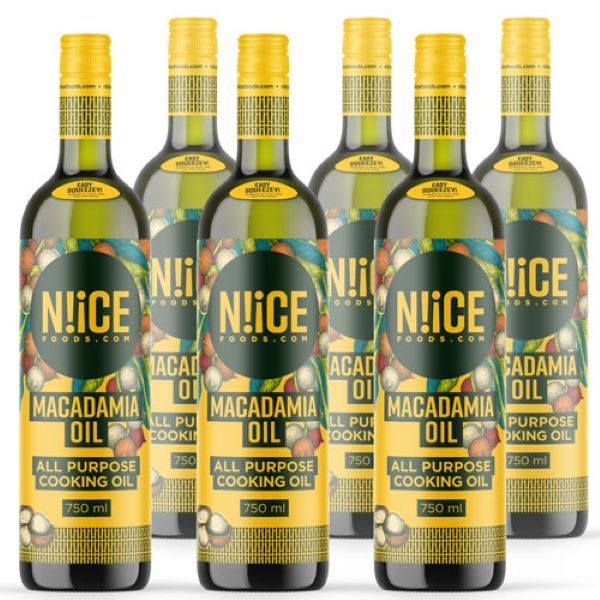 Cold Pressed Macadamia Cooking Oil (Case of 6)