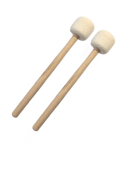 Wooden Drum Stick Mallets for Bass - Pair