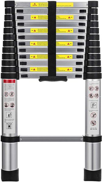 3.8M Telescopic Aluminum Ladder