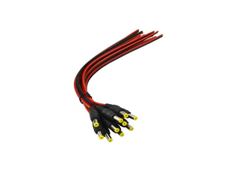Zatech CCTV 9V DC Wire Cable - Reliable Surveillance (Pack of 100)