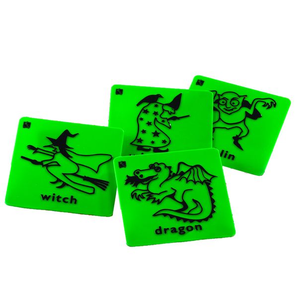 EDX Education Rubs Wizards - 4 Piece