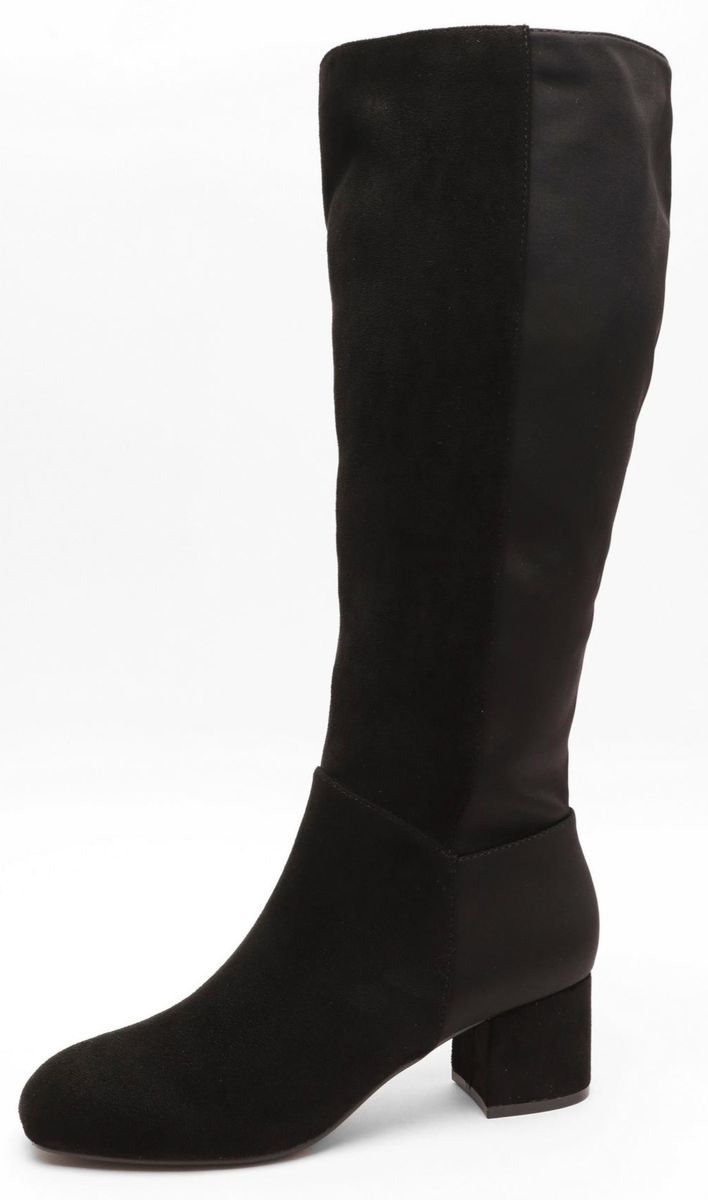 Quiz ladies black knee high boots shop today get it tomorrow