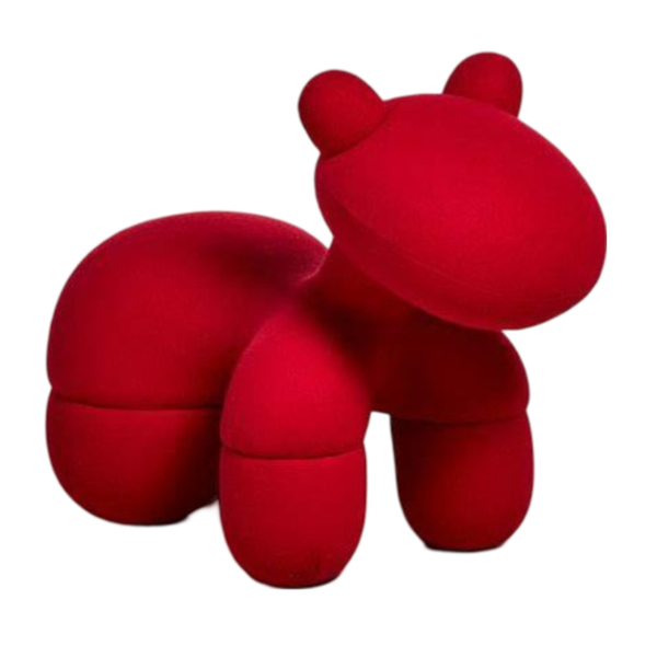 Child-Safe Aesthetic Kids Chair - Red