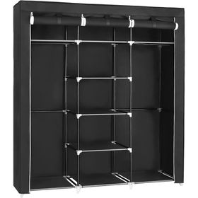 Songmics Portable Fabric Wardrobe Clothes Closet Black Shop Today. Get it Tomorrow takealot