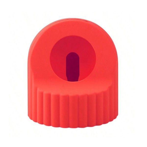 Silicone Smartwatch Charging Stand With Scratch- Protection - Red