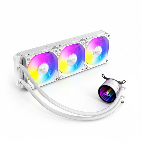 Antec 360mm ARGB CPU Liquid Cooler with 3 White PWM Fans