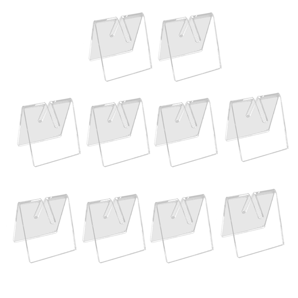 10PCS Clear Acrylic Knife Blade Display Stand Holders Folding Knife Display